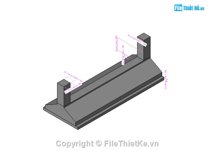 móng cọc,revit,cọc